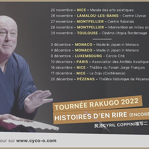 Cyril Coppini Tournée Rakugo 2022 - Histoires d'en rire (encore)