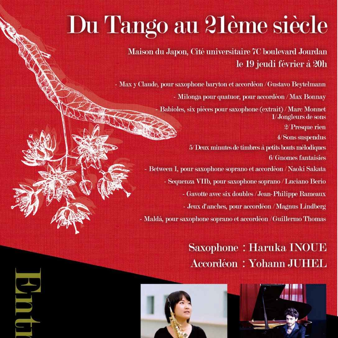 La Fondation soutien les activités artistiques de la Maison du Japon (CIUP) en 2015