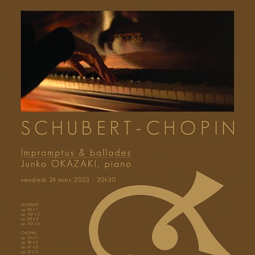 « Schubert - Chopin, Impromptus et Ballades » par Junko Okazaki, piano