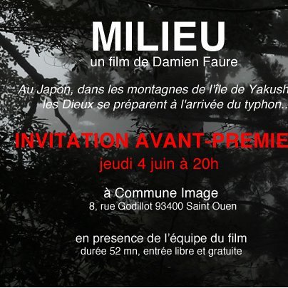 Projection en avant-première du film “Milieu” de Damien Faure
